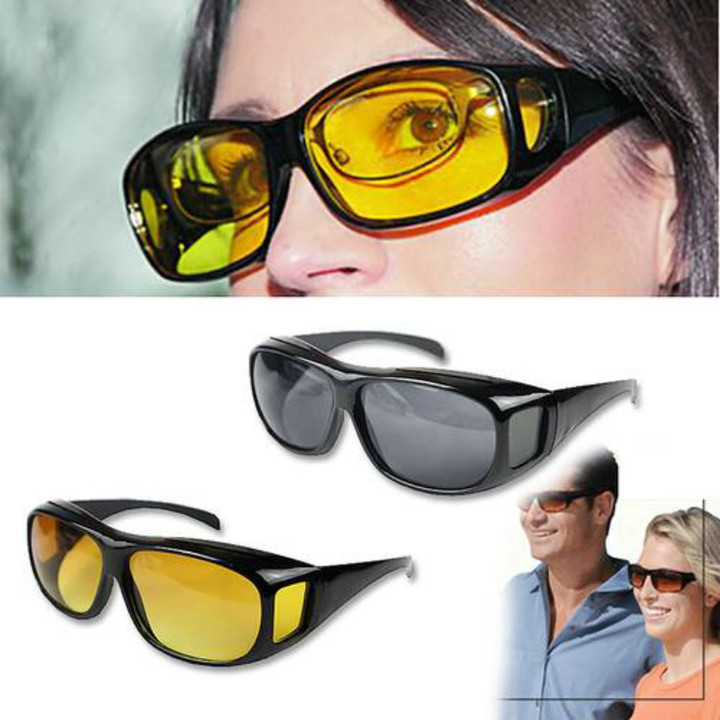 Fashion Optic Night Vision Driving Anti Glare HD Glasses Wind Protection Sunglasses for man or woman