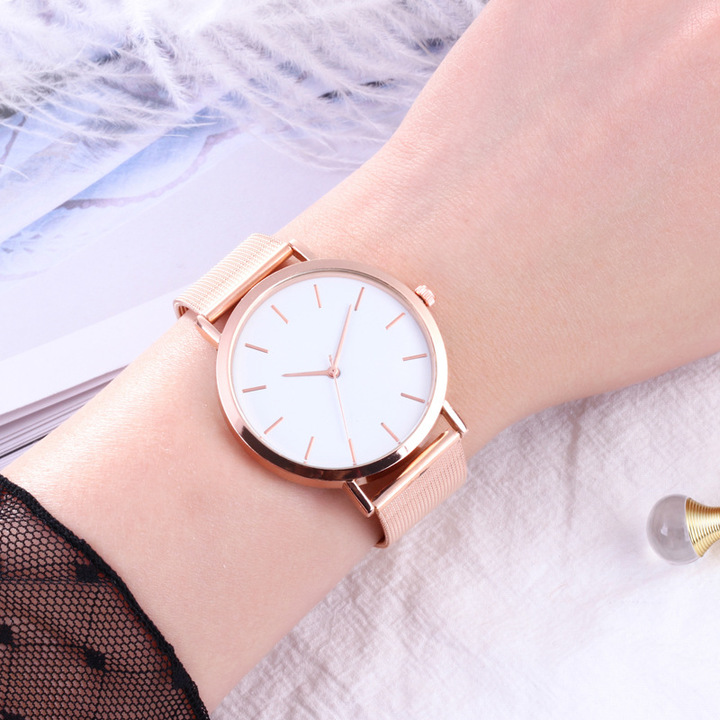 Hot sell Stainless Steel Quartz Watches  For Men And Women Tops Luxury Casual Clock Ladies Wrist Watchs Gift Student Watche