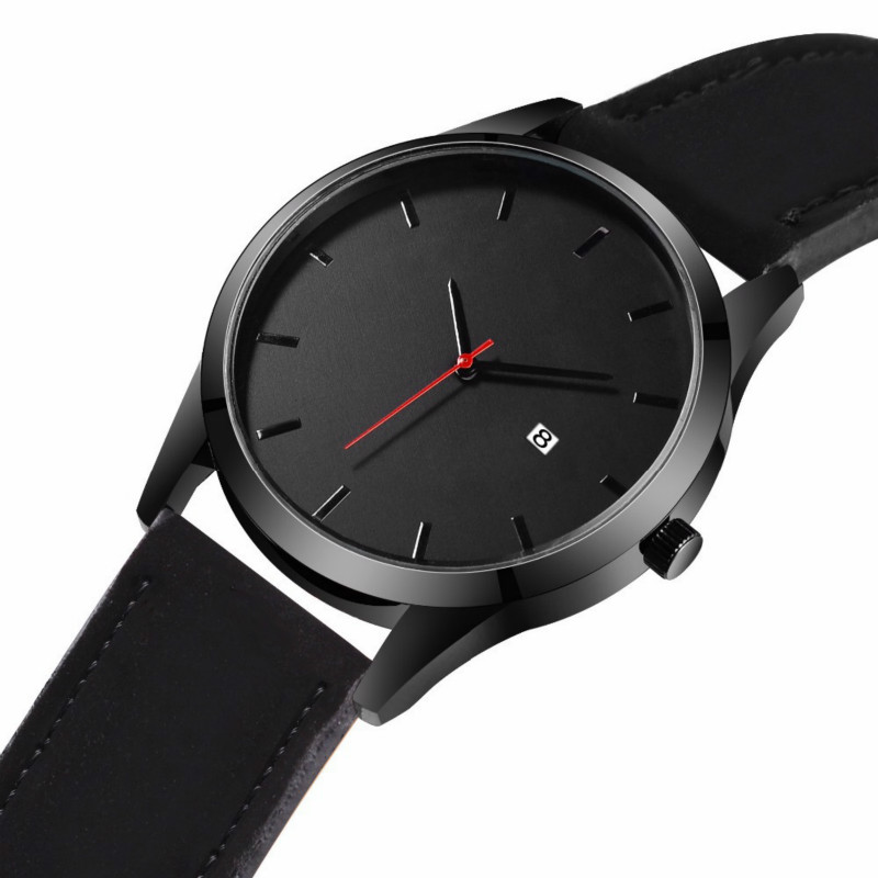 New business watches men hot sales fashion casual scrub quartz watchs wristwatches wristband watche