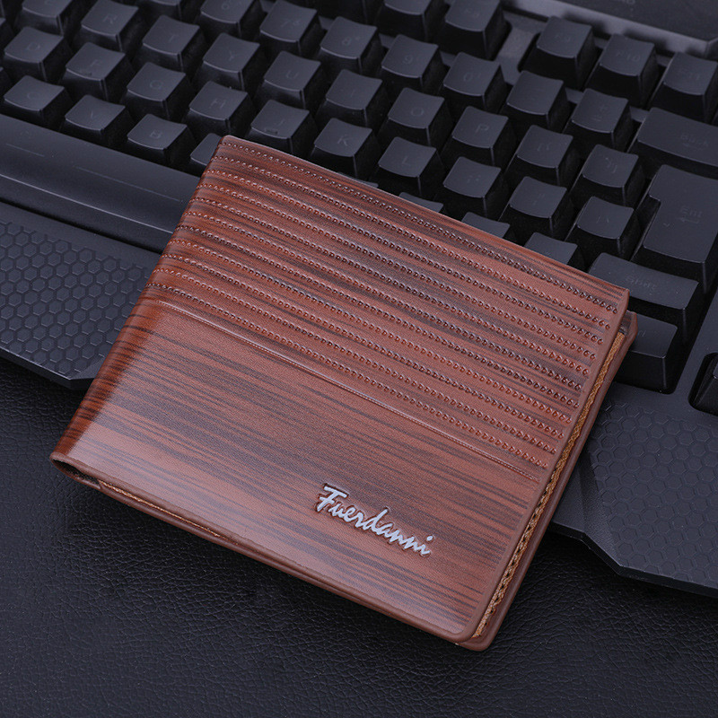 1PCS New arrival short wallets for men embossed multi-card fashion PU leather bag card bag wallet