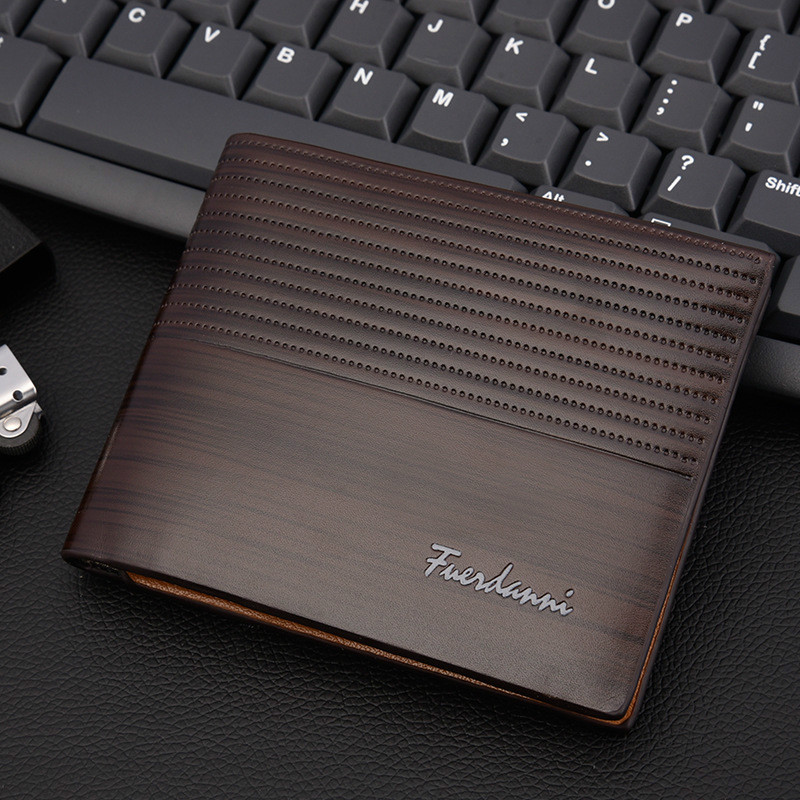 1PCS New arrival short wallets for men embossed multi-card fashion PU leather bag card bag wallet