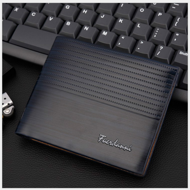 1PCS New arrival short wallets for men embossed multi-card fashion PU leather bag card bag wallet