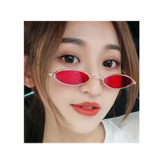 2018 New Vintage Trendy Small Oval Frame Sunglasses Women's Retro Fashion Shades  dress up Glasses