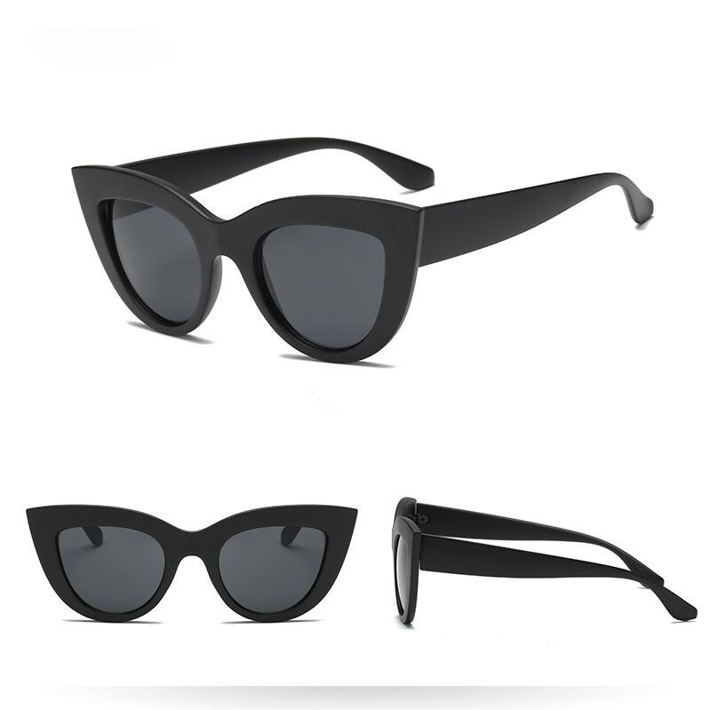 Cat Eye Women Sunglasses ladies Lens Vintage Shaped Europe and America Sun Glasses Female Eyewear