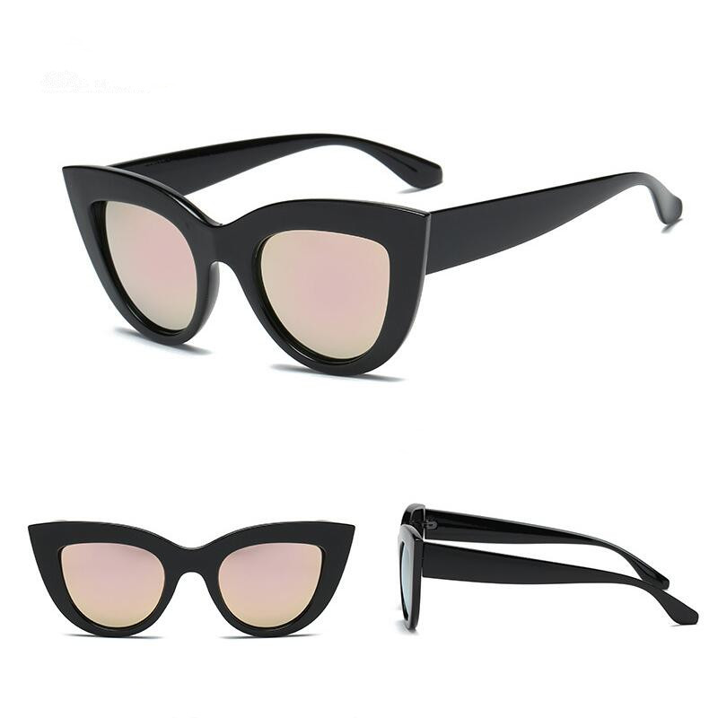 Cat Eye Women Sunglasses ladies Lens Vintage Shaped Europe and America Sun Glasses Female Eyewear