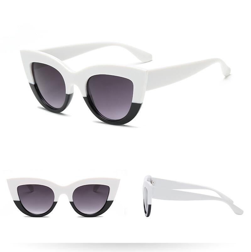 Cat Eye Women Sunglasses ladies Lens Vintage Shaped Europe and America Sun Glasses Female Eyewear