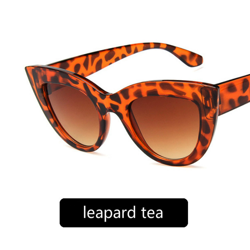 Cat Eye Women Sunglasses ladies Lens Vintage Shaped Europe and America Sun Glasses Female Eyewear