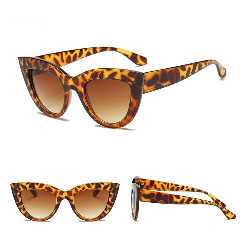 Cat Eye Women Sunglasses ladies Lens Vintage Shaped Europe and America Sun Glasses Female Eyewear