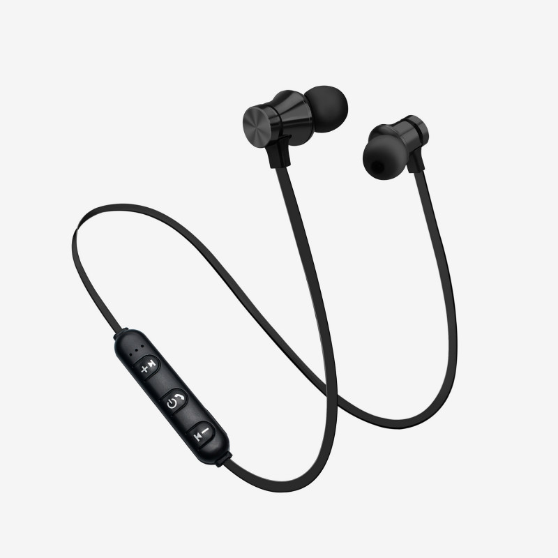 Magnetic wireless bluetooth earphones Stereo Earbuds in-ear with Mic For iphone samsung