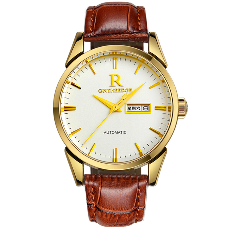 Leather belt Swiss watches men and women waterproof watche fashion business brand new man watchs