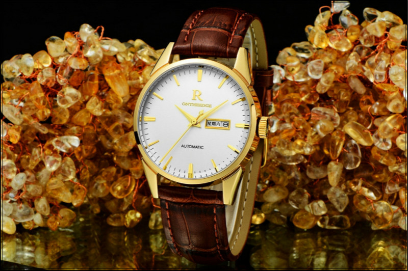 Leather belt Swiss watches men and women waterproof watche fashion business brand new man watchs