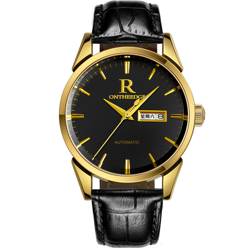 Leather belt Swiss watches men and women waterproof watche fashion business brand new man watchs