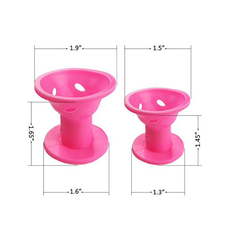 10PCS sleep curlers  Do not hurt hair silicone curlers  mushroom bell curlers hairdressing tool