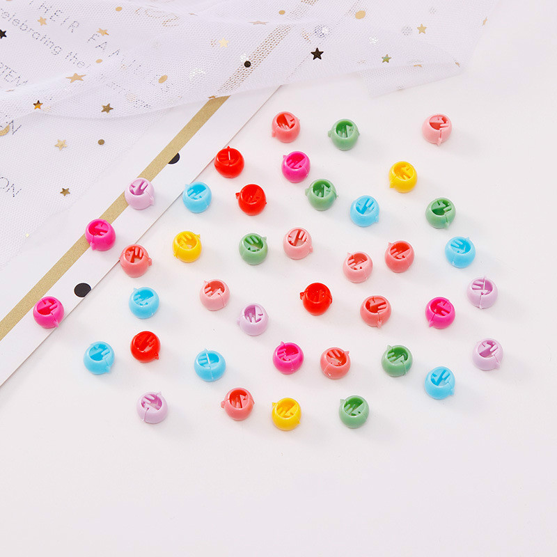 30Pcs/set Beanie buckle candy color mixed color Hairclip girl hairpin hairpin hair accessories
