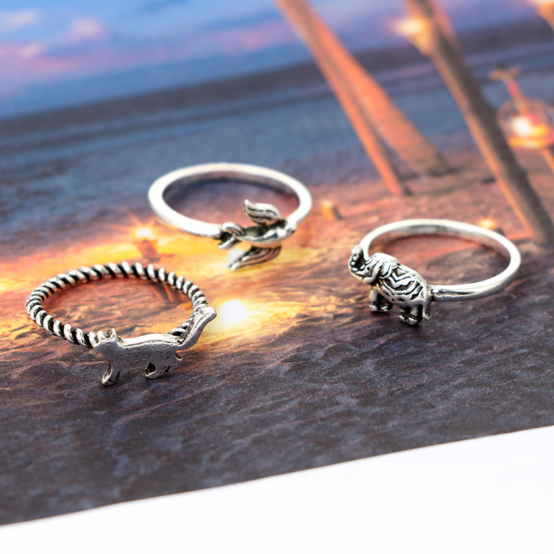 12 PCS/SET rings set rings for women ladies rings in jewellery wedding silver rings jewelry rings