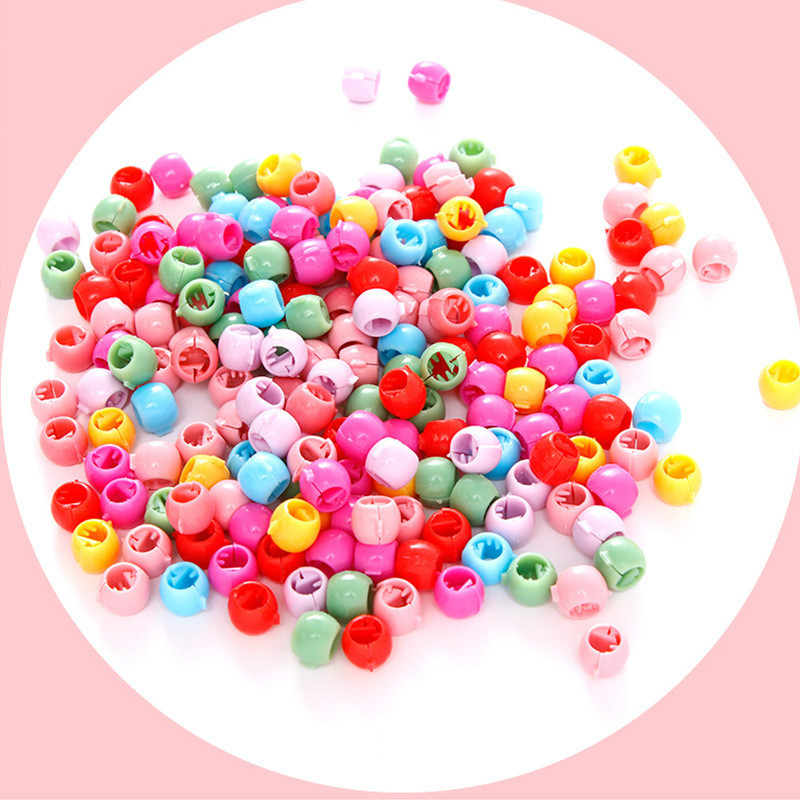 30Pcs/set Beanie buckle candy color mixed color Hairclip girl hairpin hairpin hair accessories
