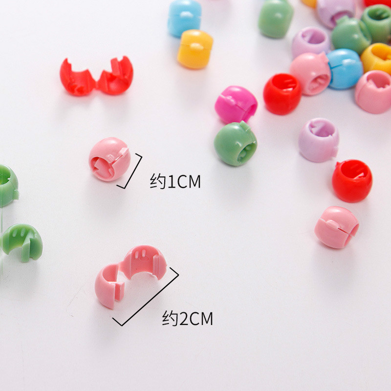 30Pcs/set Beanie buckle candy color mixed color Hairclip girl hairpin hairpin hair accessories