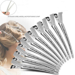 10Pcs Hair Clips Headwear Stainless Hairdressing Clips Clamp Salon Hairpins DIY Hairs Styling Tools