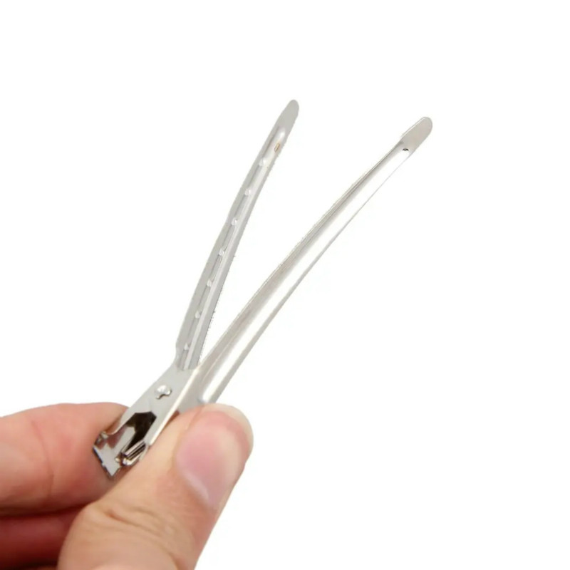 10Pcs Hair Clips Headwear Stainless Hairdressing Clips Clamp Salon Hairpins DIY Hairs Styling Tools