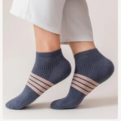 5 Pairs Of Men's Socks Short Sports Sweat-absorbing And Odor-proof Socks Boat Socks  Men's Socks Cotton Men's Clothing Casual Socks