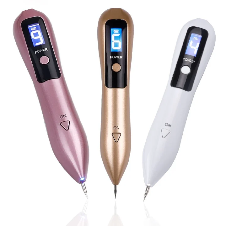 Professional 9 Level LCD Face Skin Dark Spot Remover Mole Tattoo Removal Plasma Pen Machine Facial Freckle Tag Wart Removal