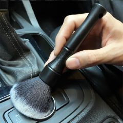 Ultra-Soft Car Detailing Brush Super Soft Auto Interior Detail Brush synthetic boars hair for cars seat leather cleaning