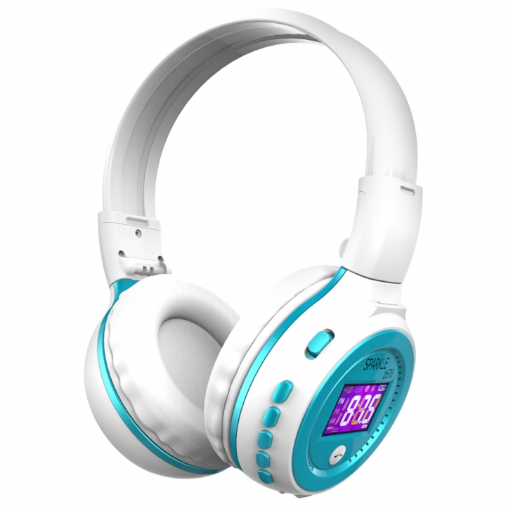 Zealot B570 Bluetooth Stereo Folding Headset Wireless Headset with LCD Screen FM Radio