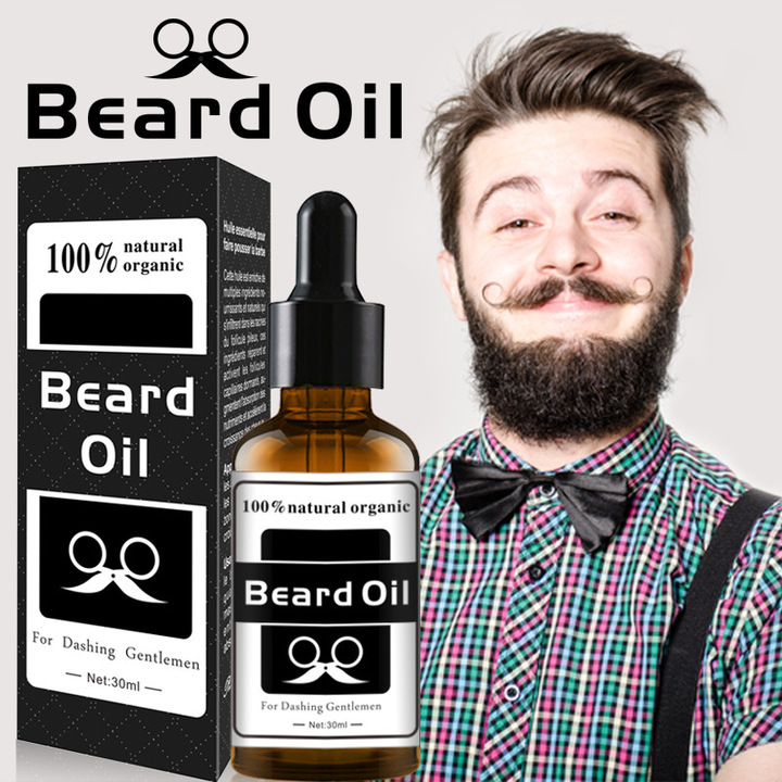 Men's Facial Hair Grow Thick Beard Growth  Essential Oil Serum Mustache Fast Hair Growth Treatment