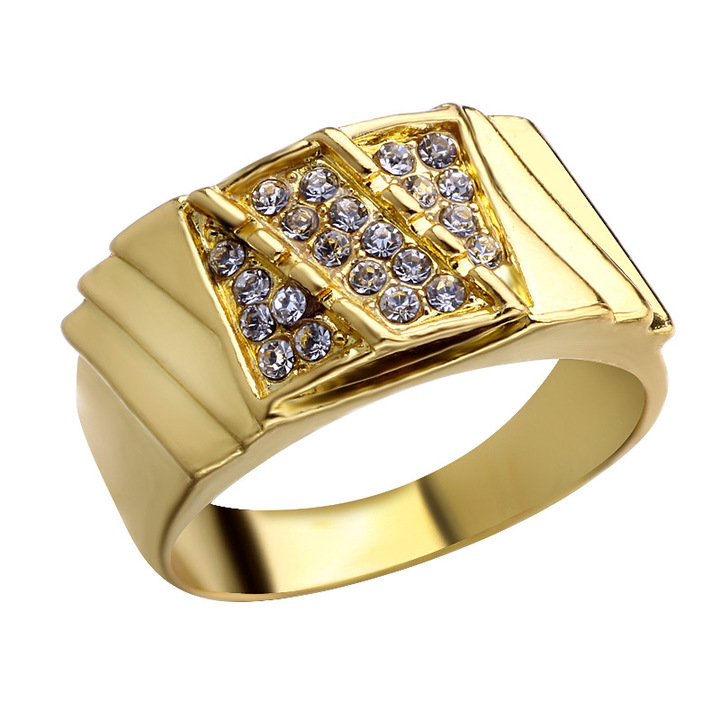 12 Styles 18K Gold Filled Diamond Women Men Wedding MenWomen Size 5 To 12 Ring Set Jewelry