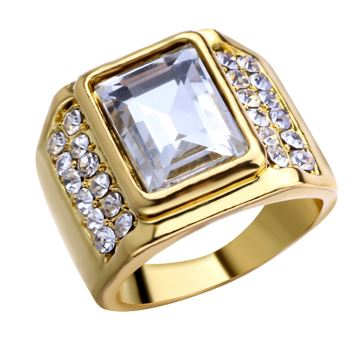12 Styles 18K Gold Filled Diamond Women Men Wedding MenWomen Size 5 To 12 Ring Set Jewelry