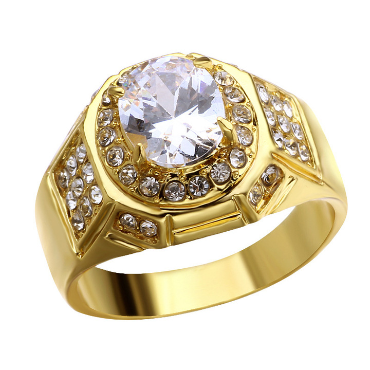 12 Styles 18K Gold Filled Diamond Women Men Wedding MenWomen Size 5 To 12 Ring Set Jewelry