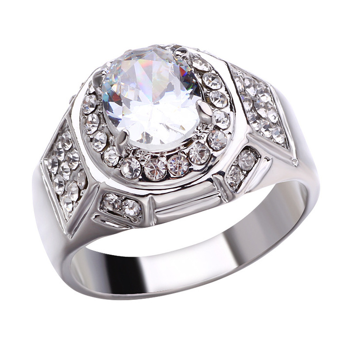 12 Styles 18K Gold Filled Diamond Women Men Wedding MenWomen Size 5 To 12 Ring Set Jewelry