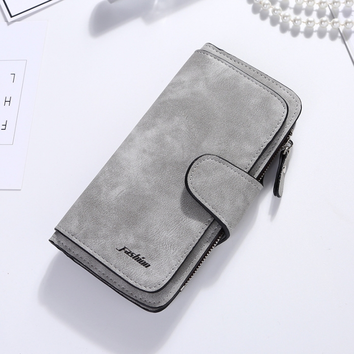 Women Scrub Leather Lady Purses High Quality Ladies Clutch Wallet Long Female Wallet
