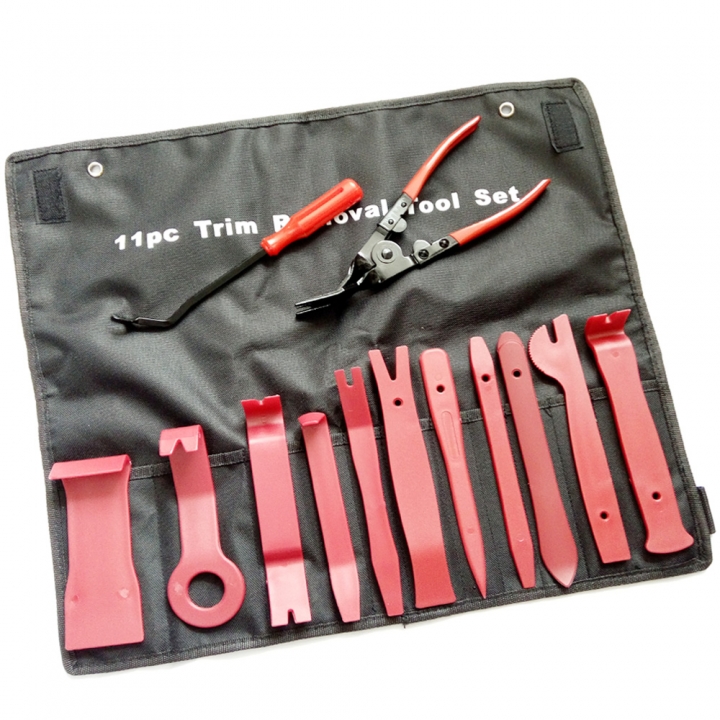 13 Piece Set Car Door Panel Installer Pry Repair Tools Auto Interior Removal Repair Tool
