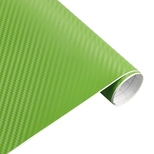 30cmx127cm 3D Carbon Fiber Vinyl Car Wrap Sheet Roll Film Car stickers and Decals Car Styling