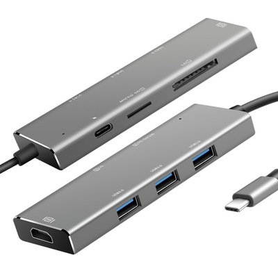 USB HUB USB C to HDMI RJ45 Thunderbolt 3 Adapter for MacBook Samsung Galaxy S9/USB 3.0 HUB