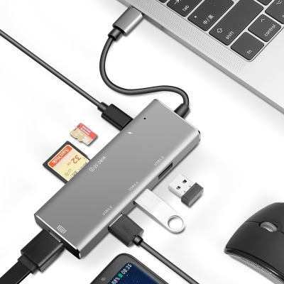 USB HUB USB C to HDMI RJ45 Thunderbolt 3 Adapter for MacBook Samsung Galaxy S9/USB 3.0 HUB