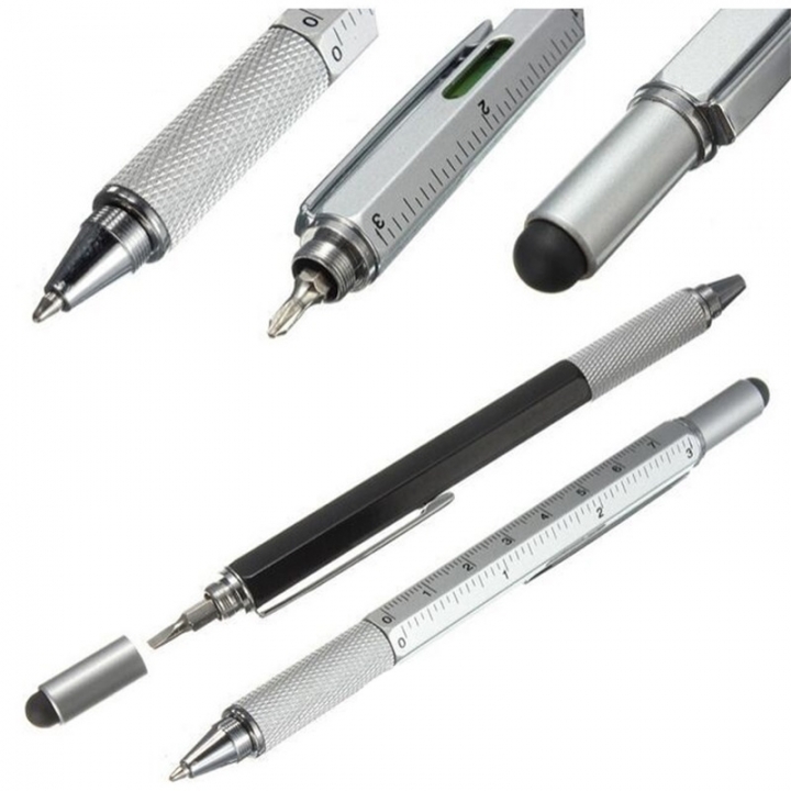 Multifunctional Screwdriver Ballpoint Pen Touch Screen Metal Gift Tool office supplie stationery pen