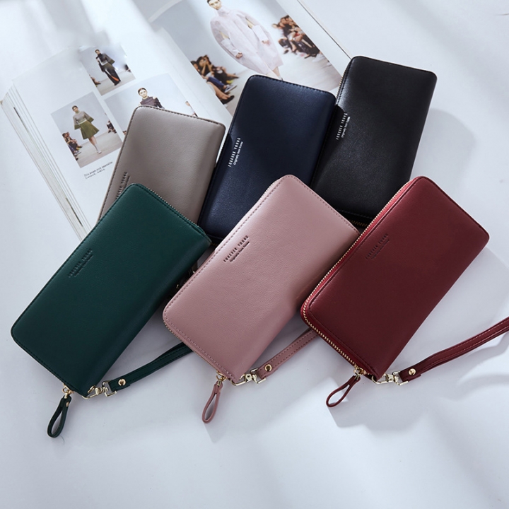 Wristband Women Long Clutch Wallet Large Capacity Wallets Female Purse Long zipper hand bag