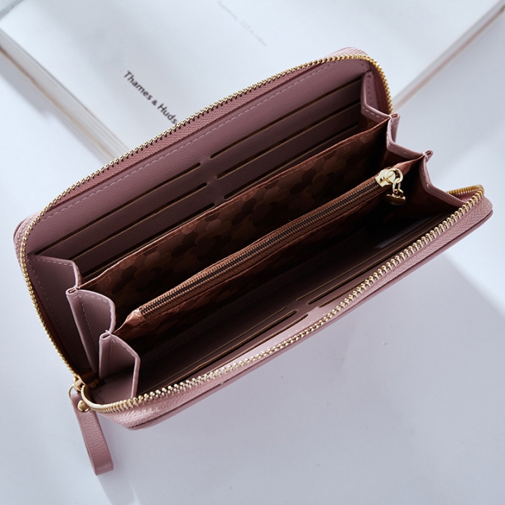 Wristband Women Long Clutch Wallet Large Capacity Wallets Female Purse Long zipper hand bag