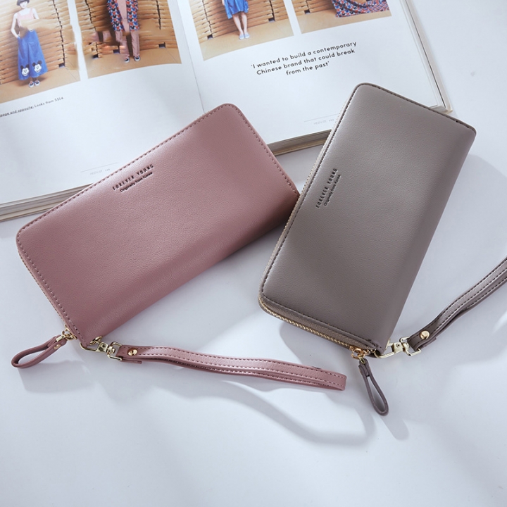Wristband Women Long Clutch Wallet Large Capacity Wallets Female Purse Long zipper hand bag