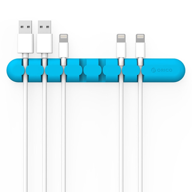 Cable Winder Earphone Cable Organizer Wire Storage Charger Cable Holder Clips Data line fixer