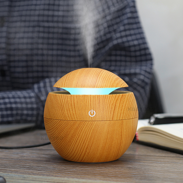USB Aroma Essential Oil Diffuser Ultrasonic Cool Mist Humidifier Air Purifier 7Color LED Night light