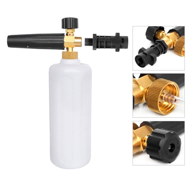 High Pressure Snow Foam Lance Soap Foamer Adjustable Foam Nozzle Foam Generator Car Washer