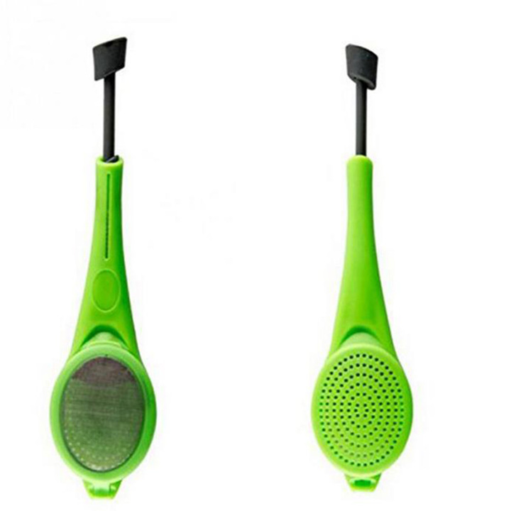 Tea Infuser Built-in plunger Healthy Intense Flavor Tea bag Plastic Tea&amp;Coffee Strainer Measure