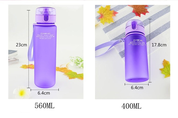 400ml 560ml BPA Free Leak Proof Sports Water Bottle High Quality Tour Hiking Portable Bottles