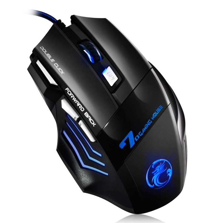 Wired Gaming Mouse 7 Button 5500 DPI LED Optical USB Computer Mouse Gamer Mice X7 Game Mouse