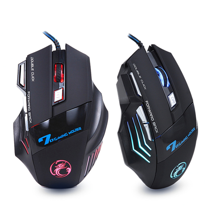 Wired Gaming Mouse 7 Button 5500 DPI LED Optical USB Computer Mouse Gamer Mice X7 Game Mouse