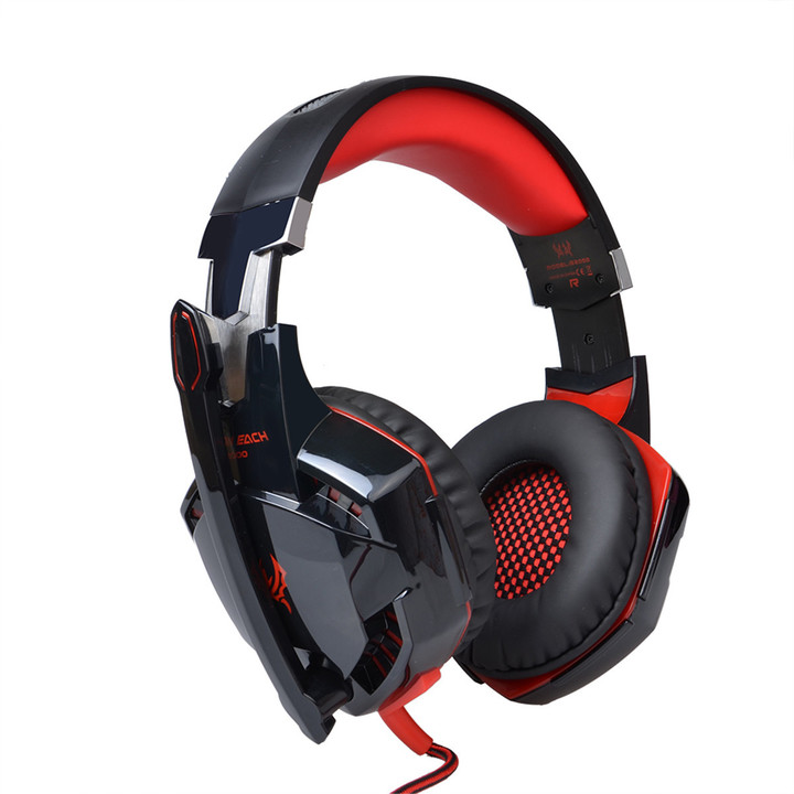 G2000 Computer Stereo Gaming Headphones casque Deep Bass Game Earphone Headset with Mic LED Light
