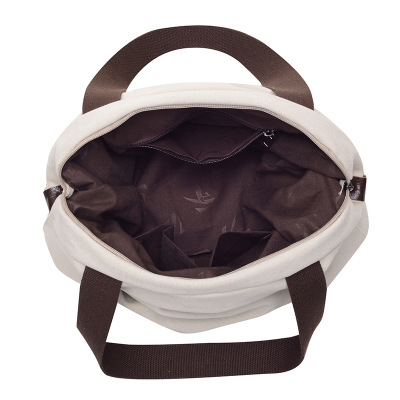 fashion Large Pocket Casual Tote Women's Handbag Shoulder Handbags Canvas Leather Capacity Bags